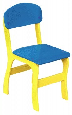 Стілець дитячий фанерний «Фантазія» фарбований ростова група №1