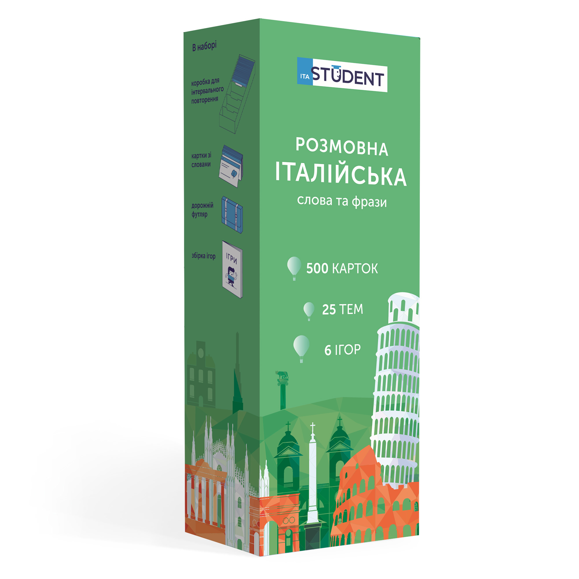 Картки для вивчення італійської мови