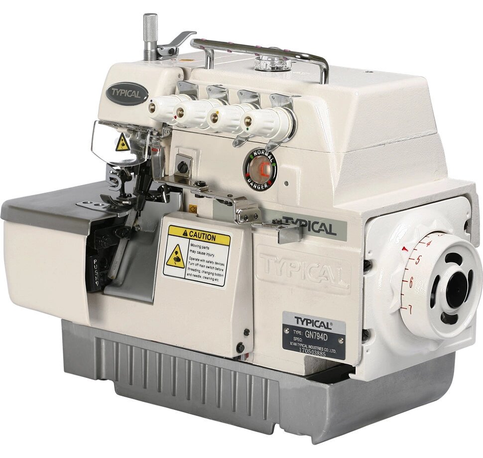 Typical GN794D, чотиринитковий промисловий оверлок із вбудованим сервомотором