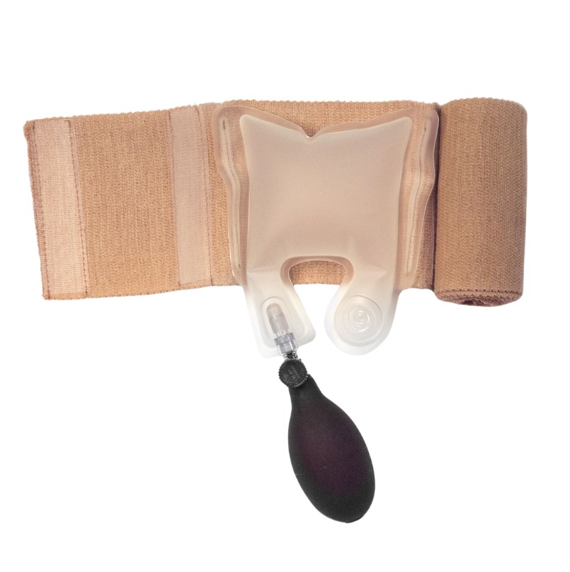 Пов'язка тиснуча (бандаж з вбудованим міхуром)