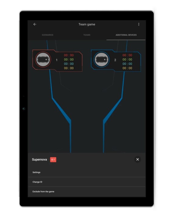 Лазертаг планшет