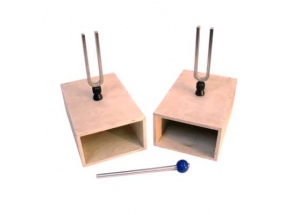 Камертони на резонаторних ящиках (пара)