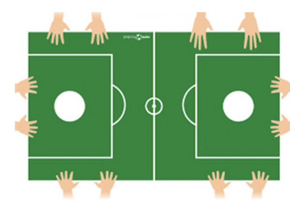 М'яч з ігровим полем для групової гри