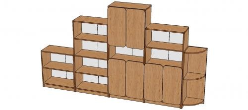 Стінка дитяча для іграшок 