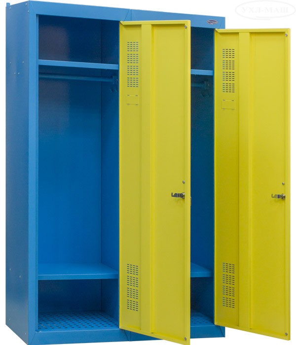 Шафа для зберігання особистих речей учня, одягу та змінного взуття (металева)