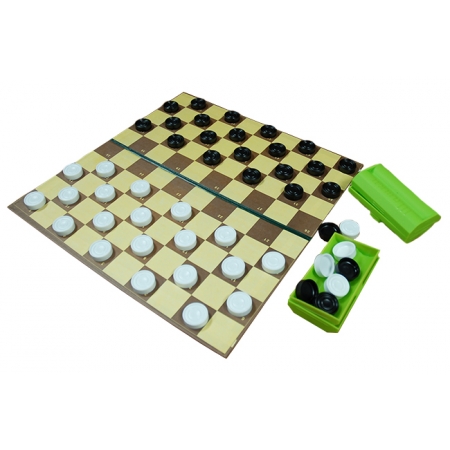 Шашки стокліткові пластикові 40х40