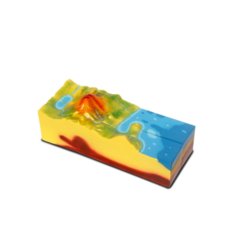 Модель розбірна «Будова вулкану»