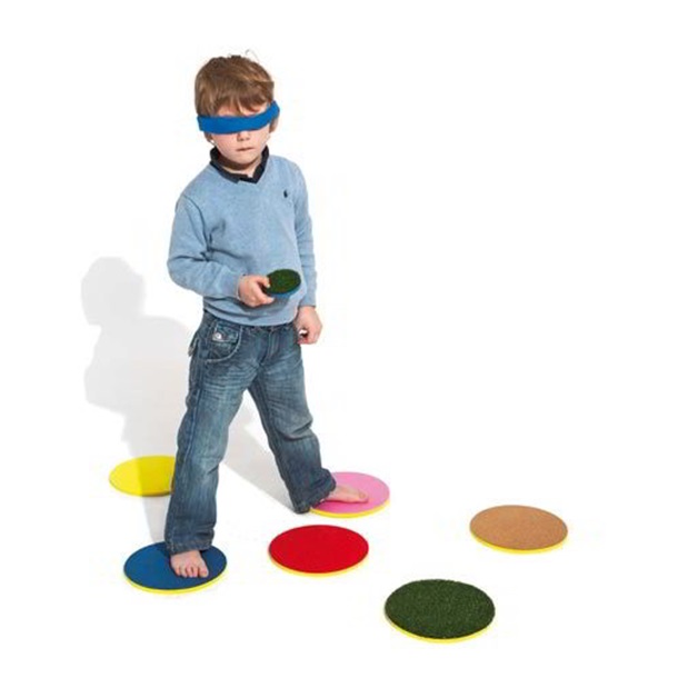 Набір тактильних сенсорних дисків diam. Cm.21 i cm.8 – набір 12 шт