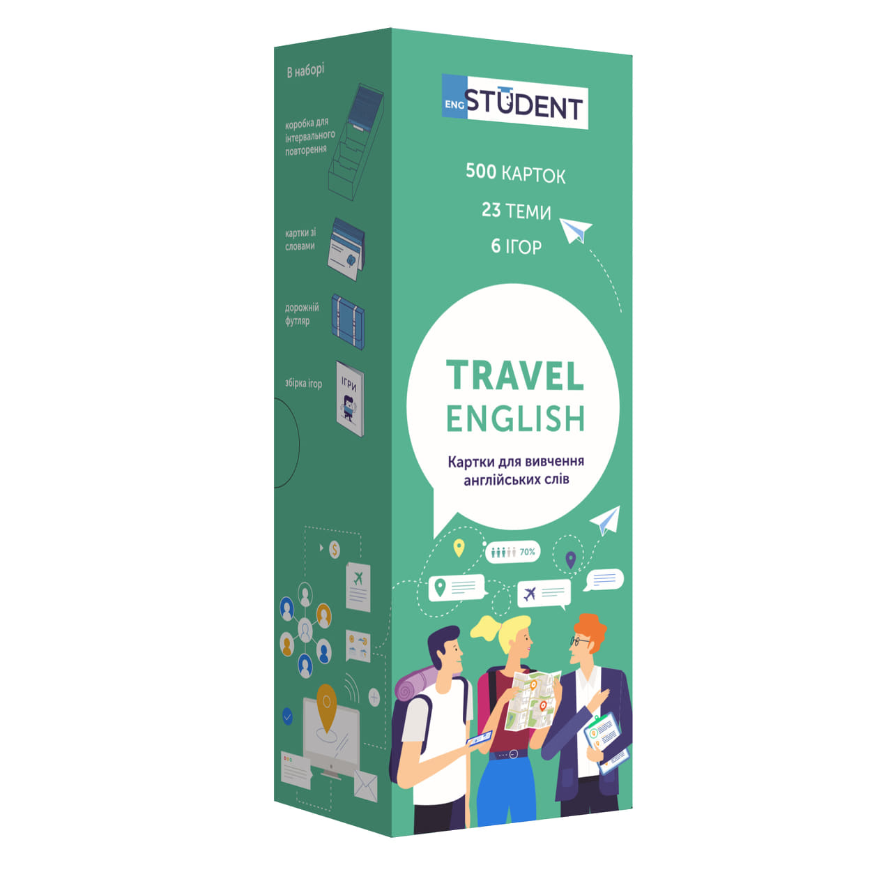 Картки для вивчення - Travel English