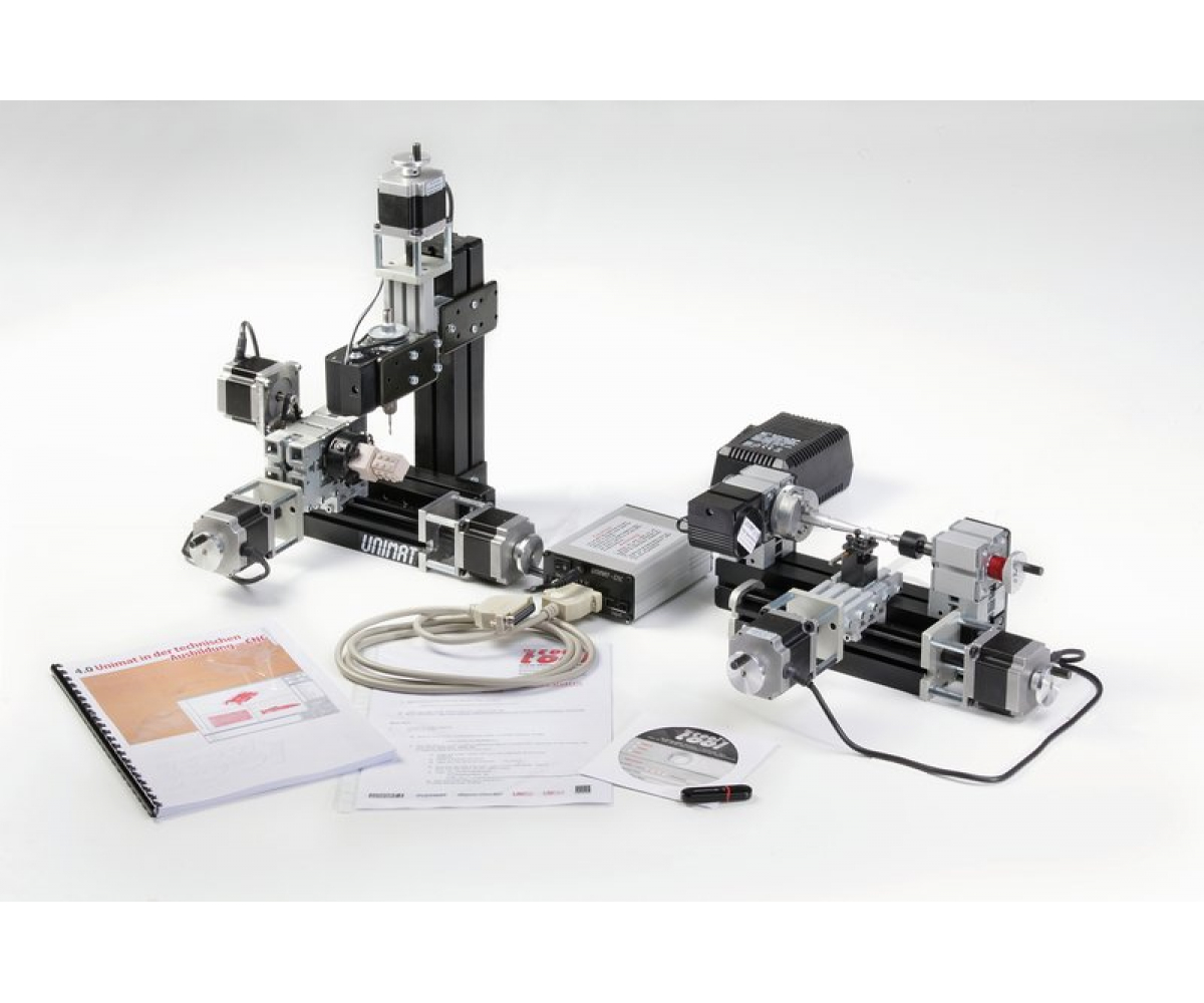 Цифровий токарно - фрезерувальний верстат з числовим програмним управлінням з витратними матеріалами на навчальний рік