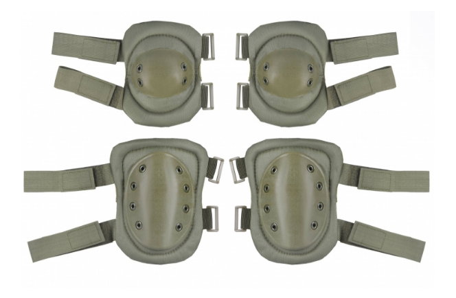 Комплект наколінників та налокітників хакі