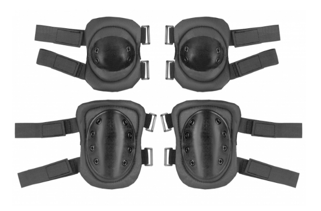 Комплект наколінників та налокітників чорний
