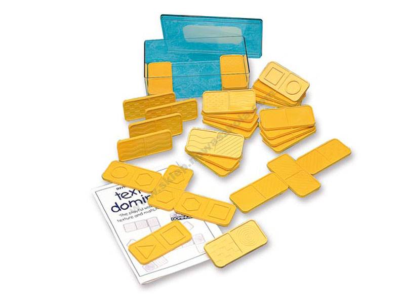 Тактильне доміно текстур і форм