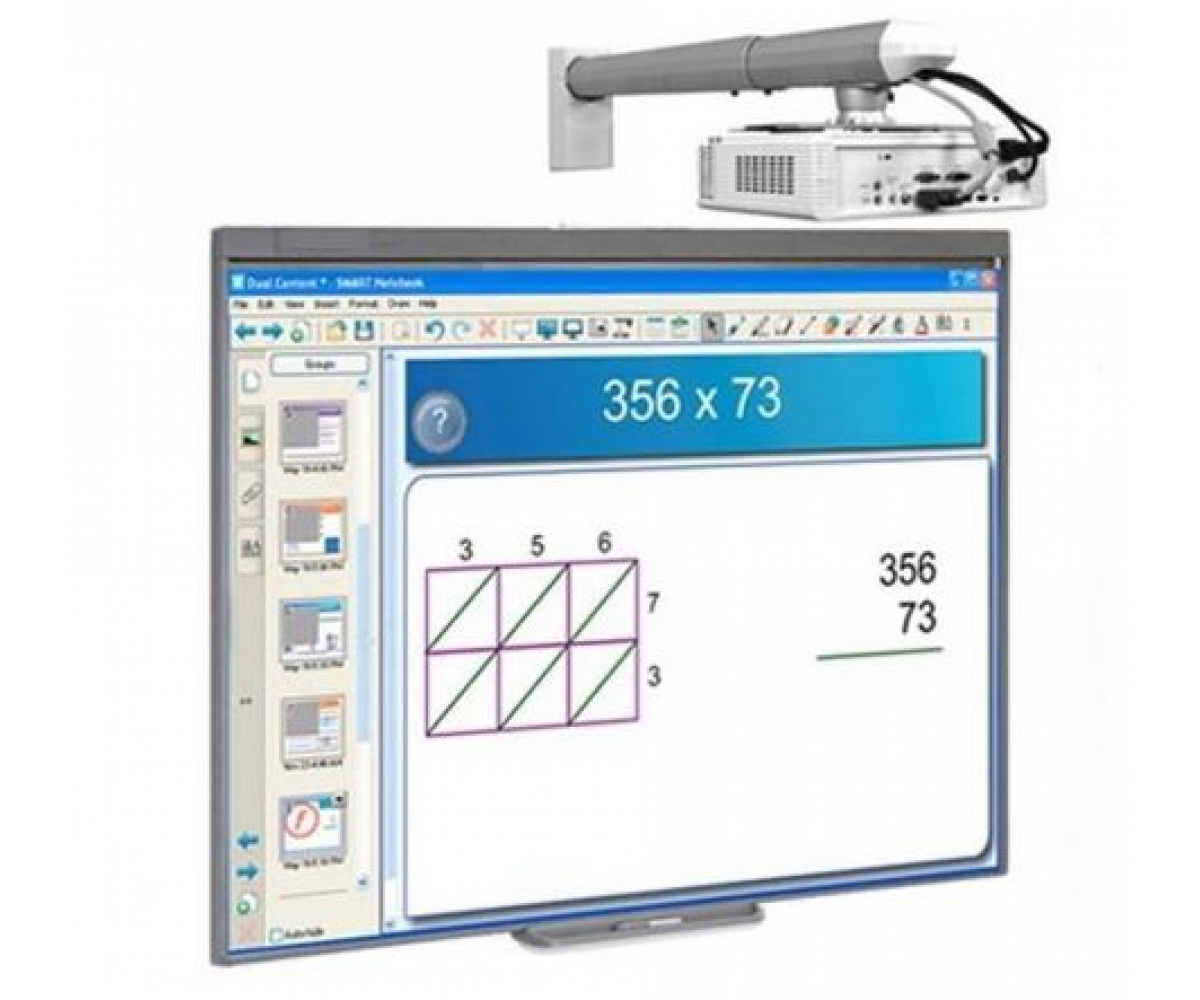 Інтерактивний комплекс Smart Board + Infocus (широкоформатний)