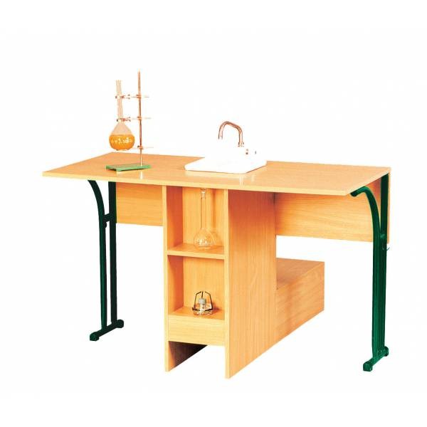 Стіл лабораторний для кабінета хімії з мийкою