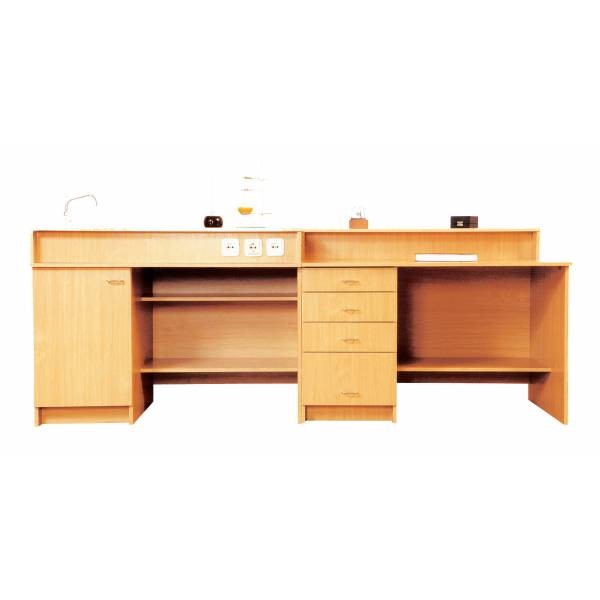 Стіл демонстраційний хімічний з мийкою <br>  (1 елемент)