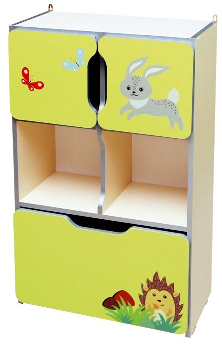 Стінка дитяча «Звірята» №9 напівзакрита