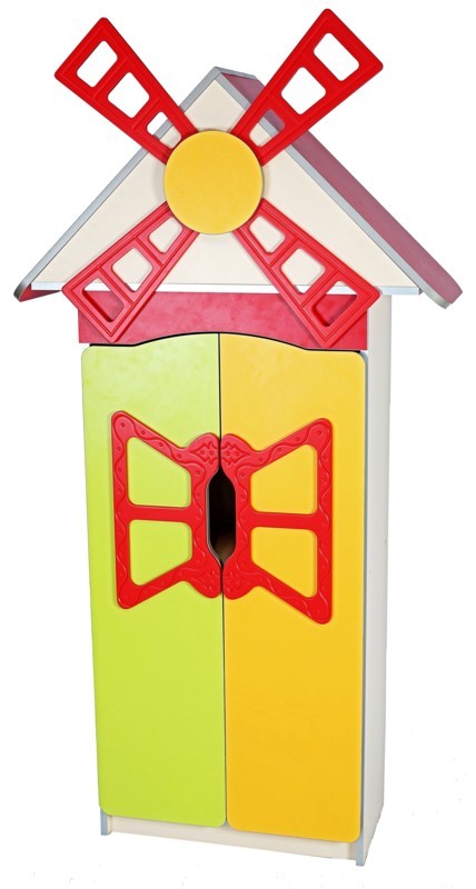 Стінка дитяча «Квіткова поляна» №9 «Млин» з дверима