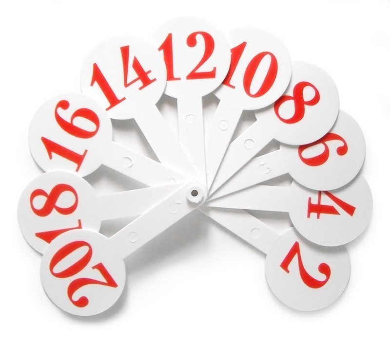 Математичне віяло (від 1 до 20)