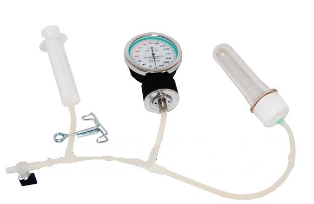 Прилад для вивчення ізопроцесів у газах (з манометром)