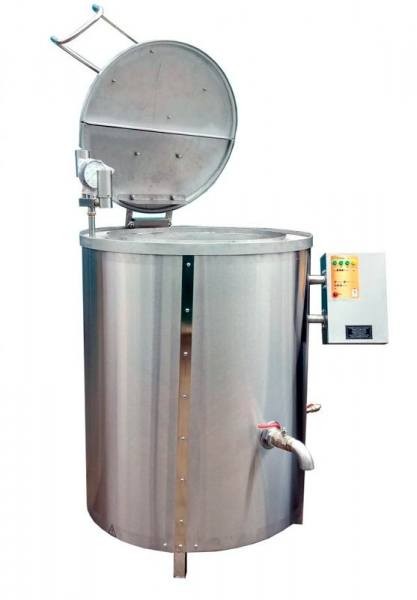 Котел харчовий з паровим нагрівом КПЭ-250