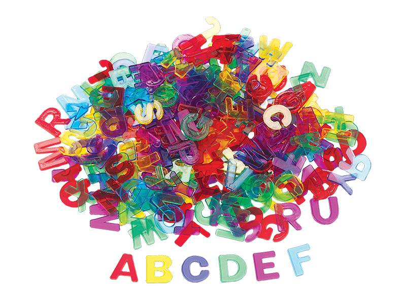 Прозорі пластикові літери.Набір класів