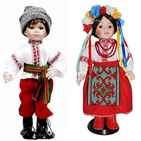 Набір ляльок в національному одязі (Українці)