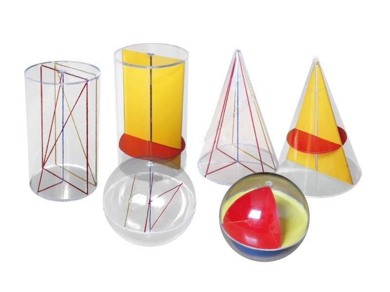 Набір стереометричний (6 геометричних тіл)