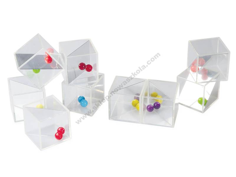 Прозорі звукові куби з дзеркалами