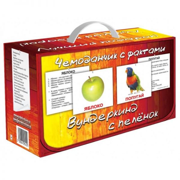 Подарунковий набір карток домана “валіза з фактами” російською