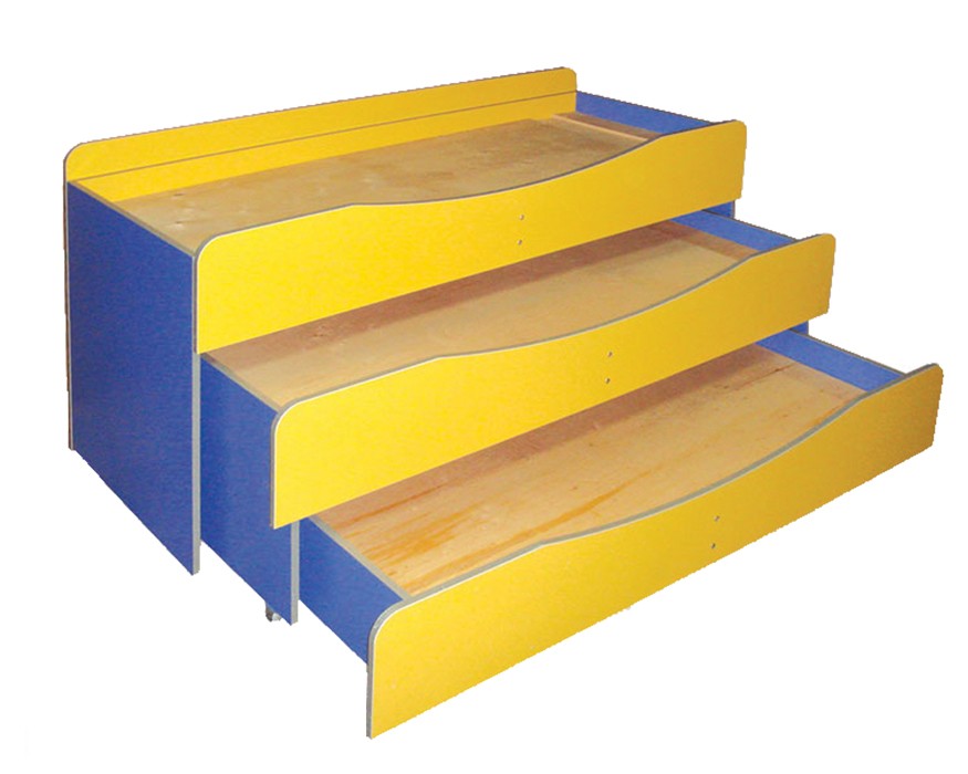 Ліжко дитяче 3-х ярусне без матрацу