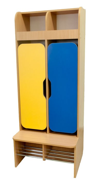 Шафа дитяча 2-місна з фігурними дверима