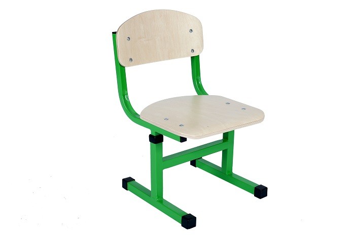 Стілець дитячий Т-подібний на квадратній трубі, регулюється на ростові групи №1-3