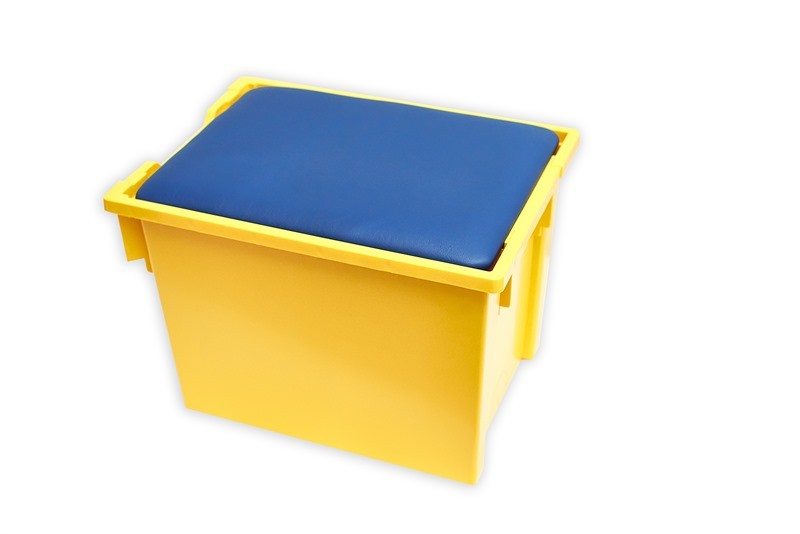 Контейнер для роздаткового матеріалу, у т.ч. для конструкторів (F3 з сидінням)