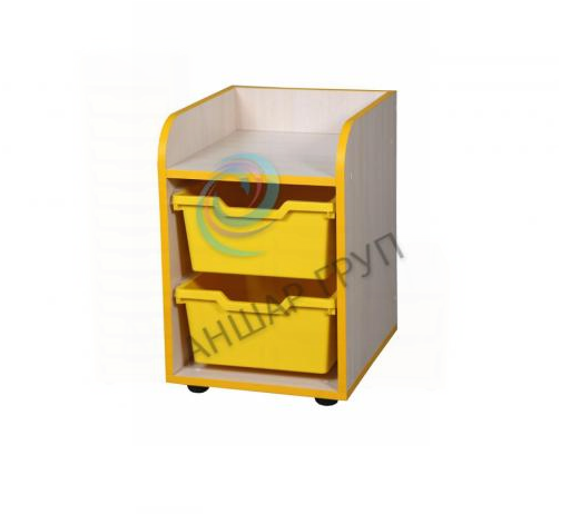 Стінка для зберігання дидактичного матеріалу та STEM приладдя мала