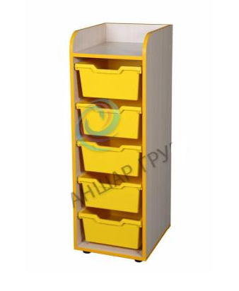 Стінка для зберігання дидактичного матеріалу та STEM приладдя середня