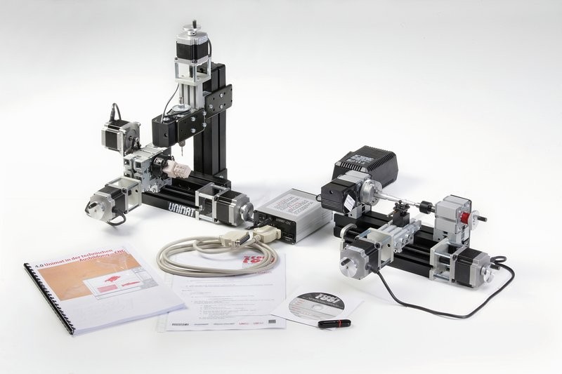 Цифровий токарно-фрезерувальний верстат з числовим програмним управлінням з витратними матеріалами на навчальний рік