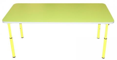 Стіл дитячий прямокутний, регулюється на ростові групи №1-3
