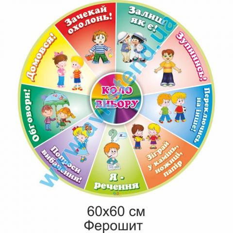 Магнітний стенд "Коло вибору"