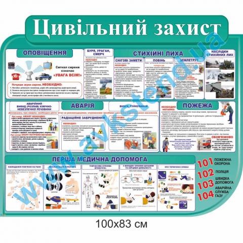 Стенд 'Цивільний захист'