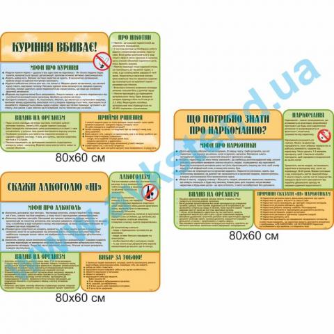 Комплект стендів у кабінет ОБЖ