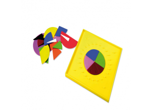 набір частини цілого на крузі