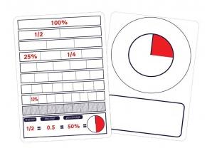 Набір для вивчення часток та дробів