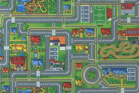 Килим з дорожньою розміткою