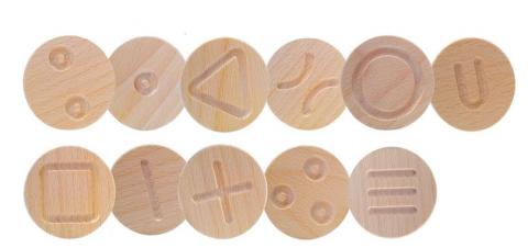 Набір такктильний “Пан Тастіно” Рівень1 Серія А і В 24 елемента