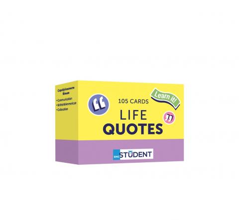 Картки для вивчення - Life Quotes