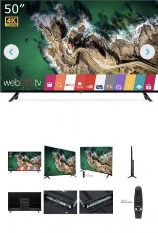 Телевізор 4К  50" з функцією смарт