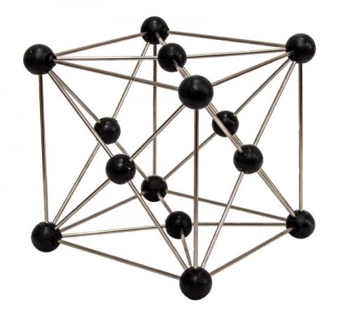 Модель демонстраційна кристалічної гратки "Мідь"