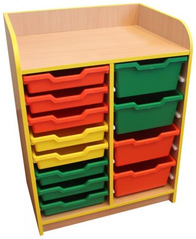 Тумба відкрита для контейнерів (2 секції)