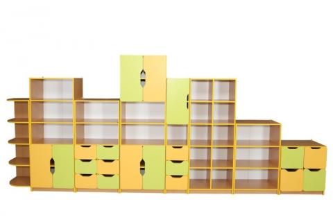 Стінка для зберігання засобів навчання універсальна